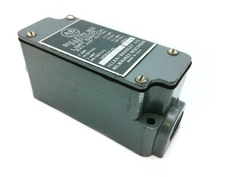 ALLEN BRADLEY 802-PASJ2-18 LIMIT SWITCH 802PASJ218