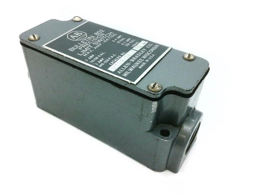 ALLEN BRADLEY 802-PASJ2-18 LIMIT SWITCH 802PASJ218
