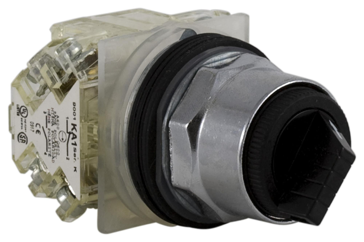 SQUARE D 2-POS MAINTAINED SELECTOR SWITCH 9001KS11BH2