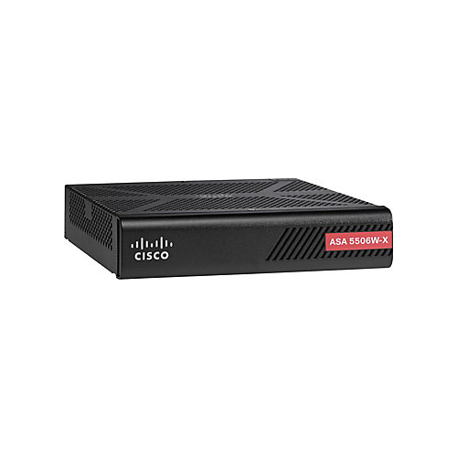 Cisco ASA5506W-B-K9 VPN Security Appliance w AC Power ASA5506-K9 NO CLOCK ISSUE ASA5506WBK9