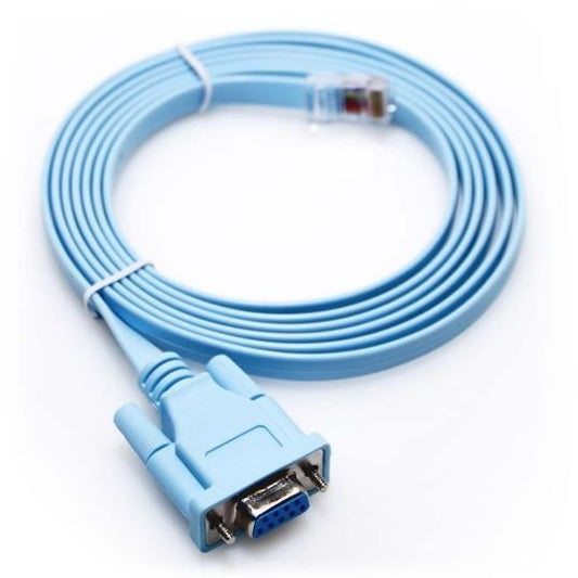 Cisco CAB-CONSOLE-RJ45 Cisco Console Cable 6ft with RJ45 and DB9F CABCONSOLERJ45