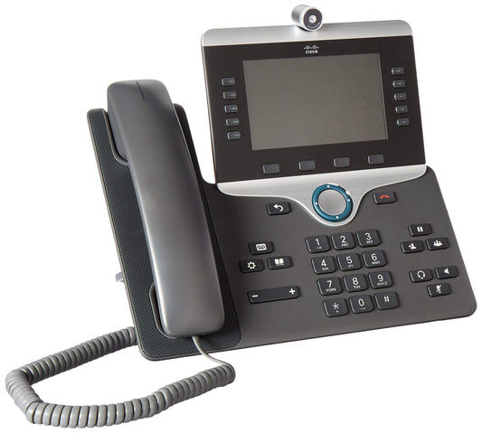 Cisco 8800 Ser. CP-8865-K9 Unified IP Endpoint VoIP Video Phone w Camera & Stand CP8865K9