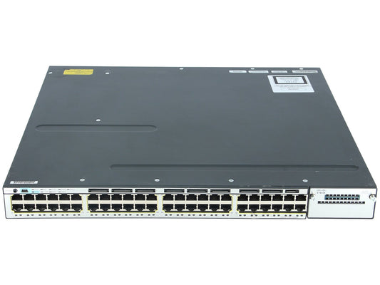 Cisco Catalyst 3750-X WS-C3750X-48T-E single C3KX-PWR-350WAC IPSERVICE LCSN WSC3750X48TE