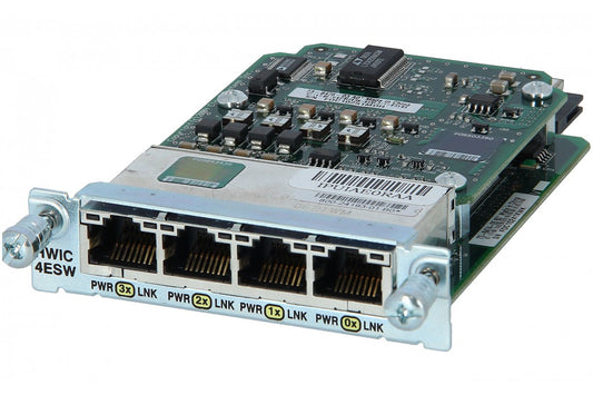 Cisco HWIC-4ESW-POE Ether Switch 4-Port High-Speed WAN Interface Card /SEALED HWIC4ESWPOE