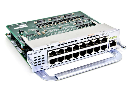 Cisco NME-16ES-1G-P EtherSwitch Service Module 1YearWarranty 2811 2821 2851 3825 NME16ES1GP