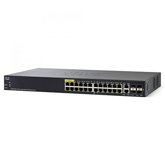 Cisco SG300-28PP-K9 28-Port Gigabit PoE+ Managed Switch SG300-28PP SG30028PPK9