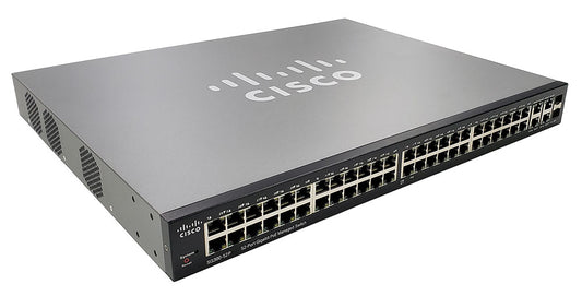 Cisco SG300-52P 52-Port Gigabit 10/100/1000 PoE+ Managed Switch SG30052P