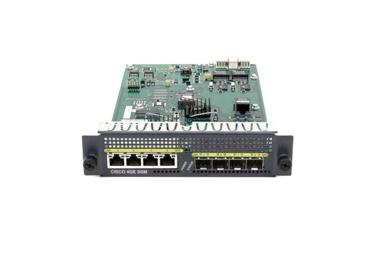 Cisco SSM-4GE 4-Port SFP / RJ45 Gigabit Security Services Module ASA 5500 Tested