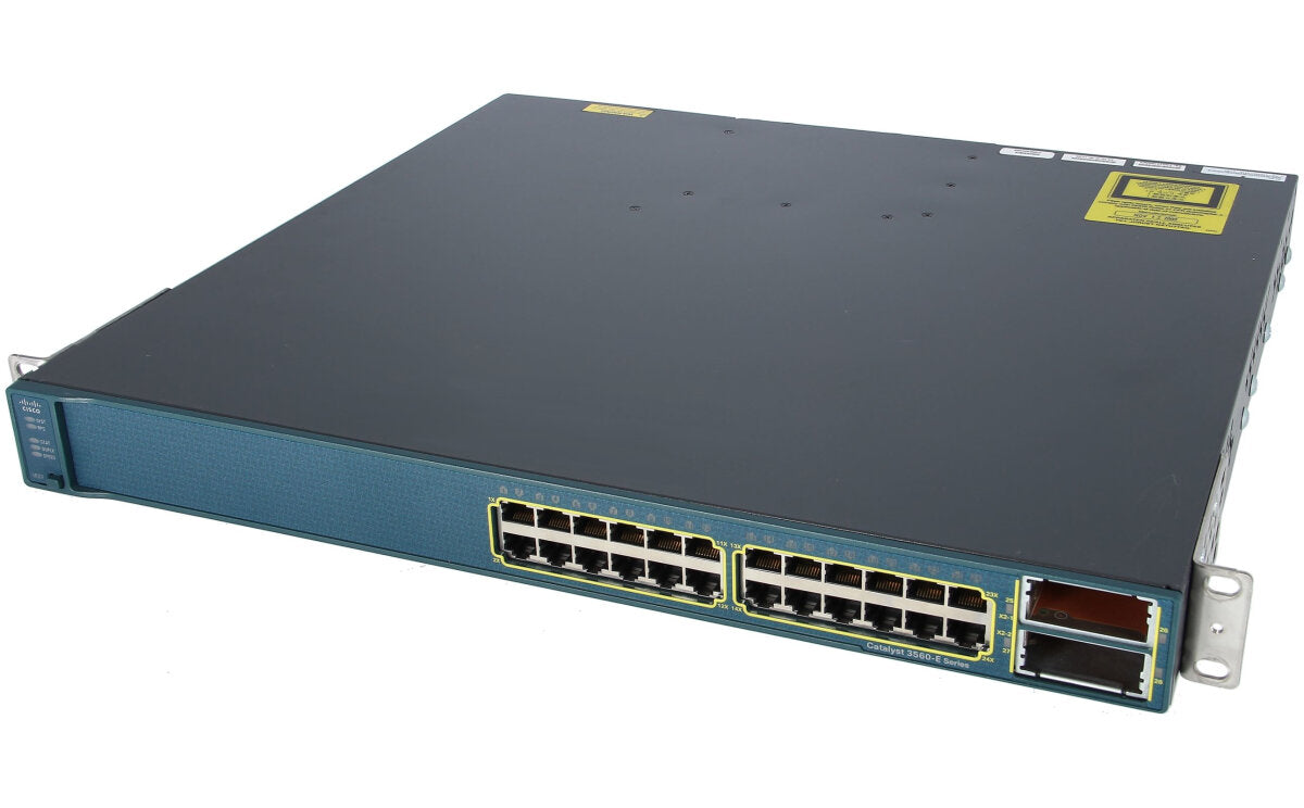 Cisco WS-C3560E-24TD-S 24 Port Gigabit Switch TenGIG 15.0 IOS WSC3560E24TDS