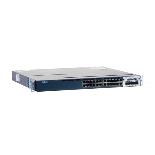 Cisco WS-C3560X-24T-L 24 Port Layer 3 Gigabit Switch 15.2 OS 350W dual power supply WSC3560X24TL