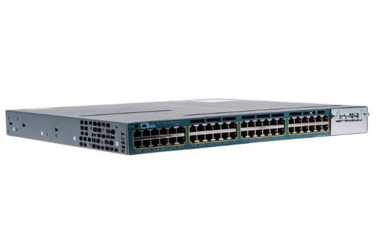 Cisco WS-C3560X-48PF-S • 48-Port PoE+ Gigabit Switch 1x C3KX-PWR-1100WAC WSC3560X48PFS