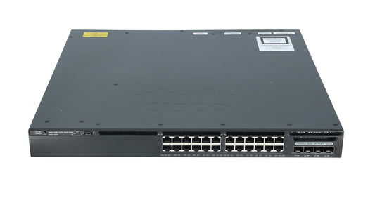 Cisco WS-C3650-48FS-S 48 POE 4X1G Ports Switch 1 x PWR-C2-1025WAC PSU  WSC365048FSS