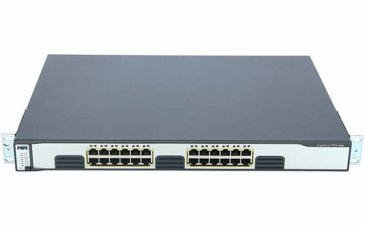 Cisco WS-C3750G-24T-S Switch 24 Port Layer 3 Gigabit Switch WSC3750G24TS
