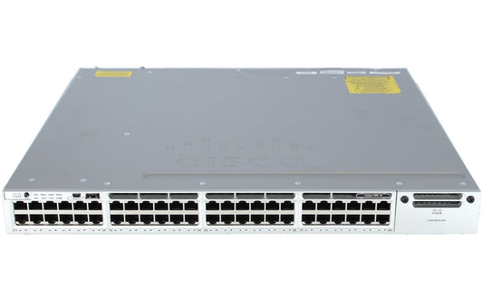 Cisco WS-C3850-48P-E 3850 Series Switch With C3850-NM-4-1G and Dual Power Supply WSC385048PE