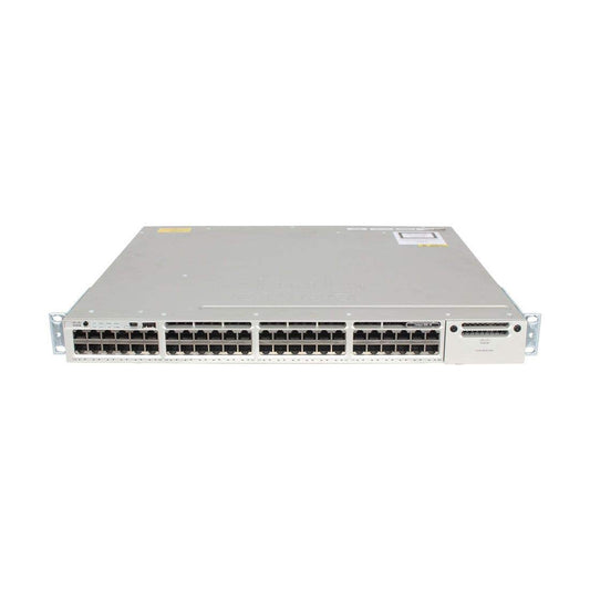 Cisco WS-C3850-48T-E 3850 Series Switch With C3850-NM-2-10G and Single Power Supply WSC385048TE