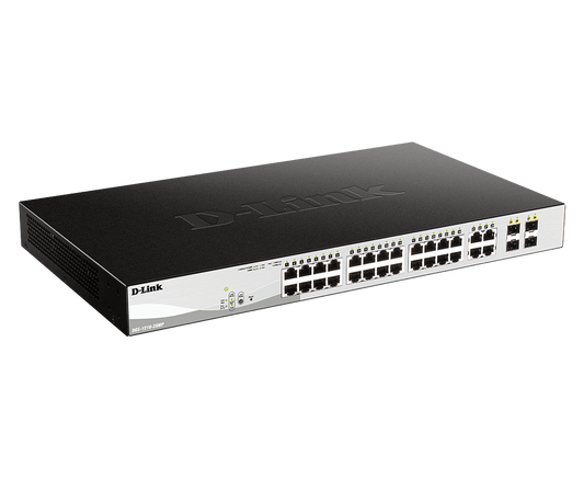 D-Link Web Smart 28-Port Gigabit Smart Managed Switch P/N: DGS-1210-28MP