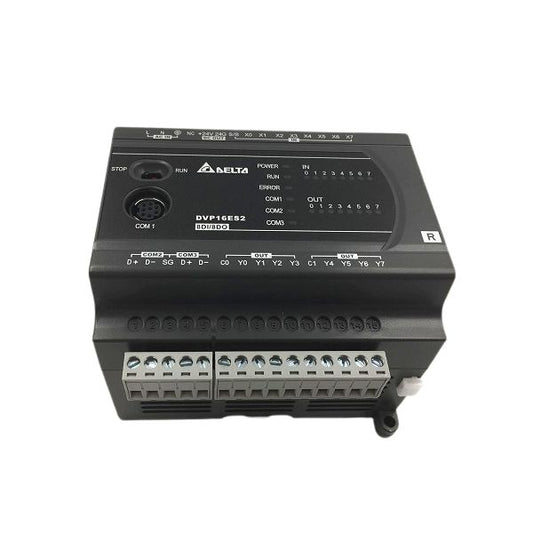 Delta DVP16ES200R PLC 100-240VAC 8DI 8DO Relay Output