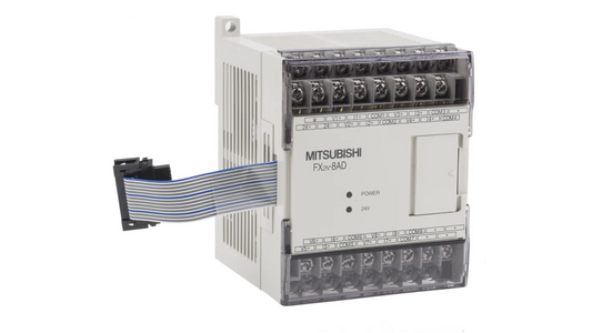 Mitsubishi FX2N-8AD Programmable Logic Controller PLC Expansion Module FX2N8AD