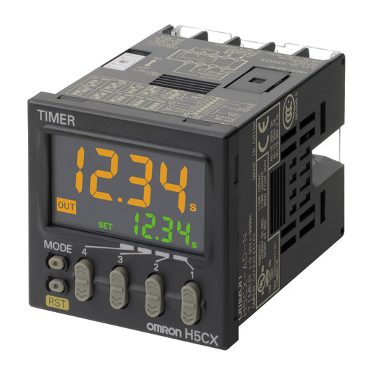 Omron Automation and Safety H5CX-A-N Digital Chronograph Timer Relay H5CXAN