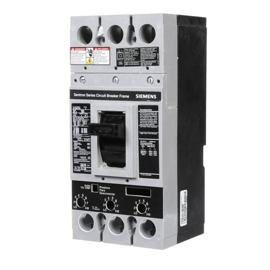 NEW Siemens SENTRON 250 AMP CIRCUIT BREAKER W/ 250 AMP TRIP 600 VAC HFD63F250