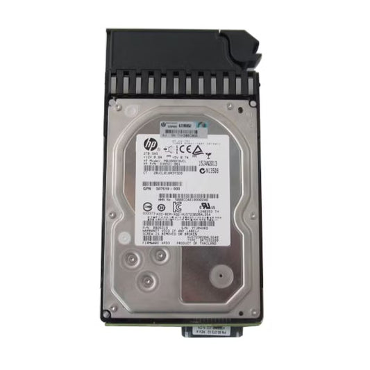 872489-B21 872771-001 HPE 2TB 6G SATA 7.2K 3.5" LFF SC HDD HPE Retail NEW 872489B21