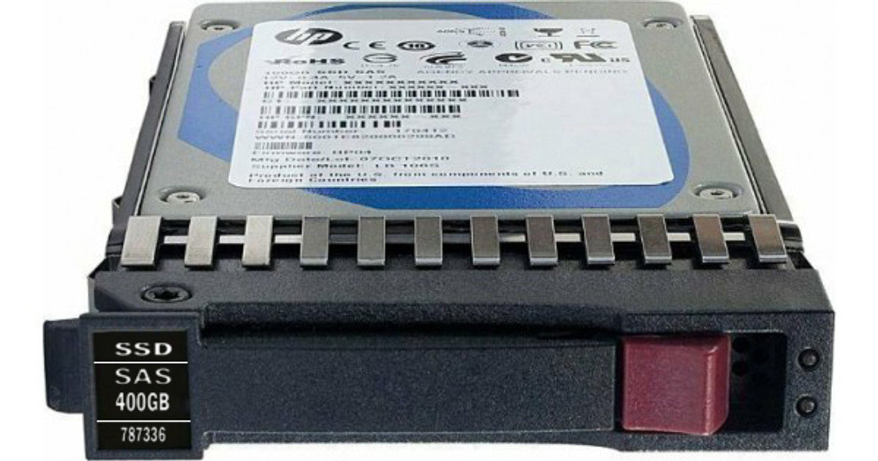 HPE J9F37A 787336-001 787680-001 HPE MSA 400GB 12G SAS 2.5" SFF SSD HPE Retail NEW