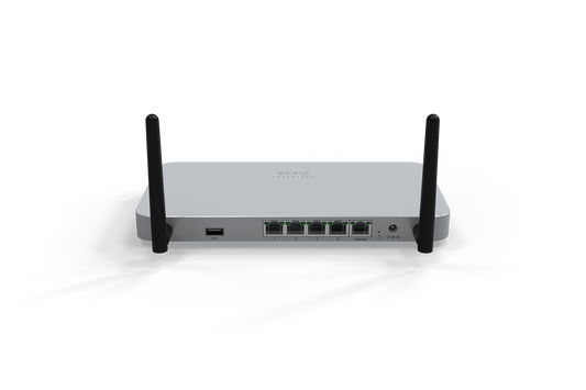 Cisco Meraki MX64W-HW Cloud-Managed Router Security Appliance MX64WHW