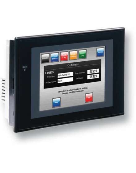 Omron NS5-SQ10B-V2 PLC Interactive Display 5.7" LCD 24V 15W Ver 3.19 Cover