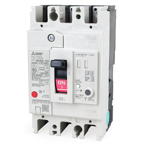 Mitsubishi NV63-SV 3P 40A Circuit Breaker NV63SV