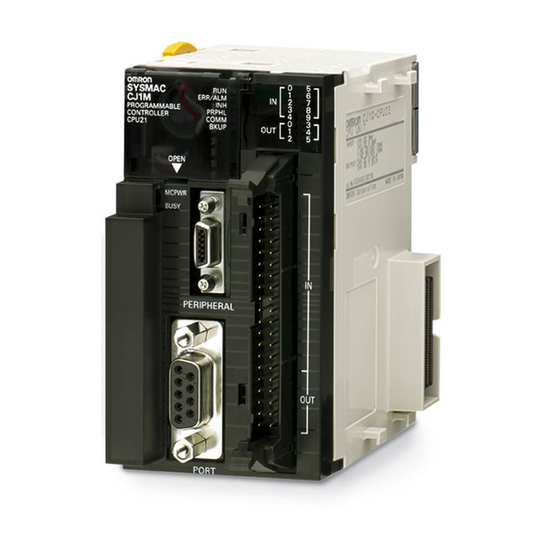 Omron CJ1M-CPU22 CPU Unit DeviceNet Networking Computer Interface 1k Steps CJ1MCPU22