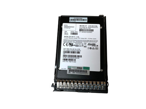 HPE P10224-B21 P10471-001 HPE 3.2TB NVMe x4 MU 2.5" SFF SCN DS SSD HPE REF