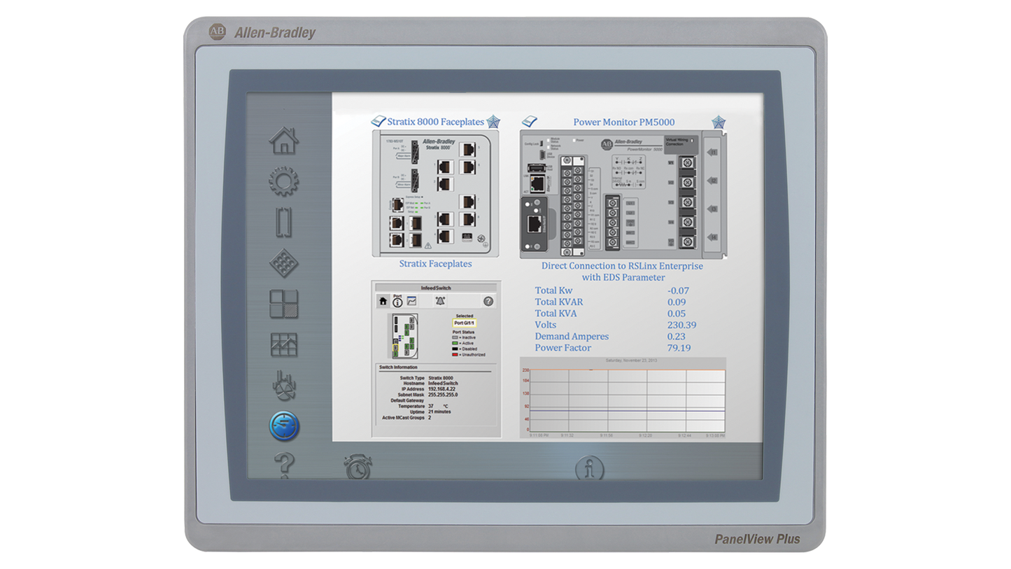 Allen-Bradley 2711P-T7C21D8S PanelView Plus 7 Standard 700 HMI