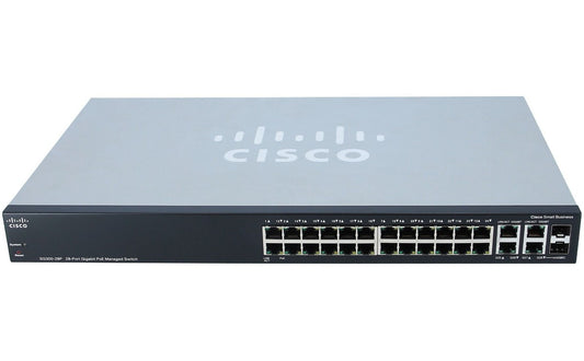 Cisco SG300-28P-K9 28-Port Gigabit PoE Managed Switch SG300-28P SG30028PK9