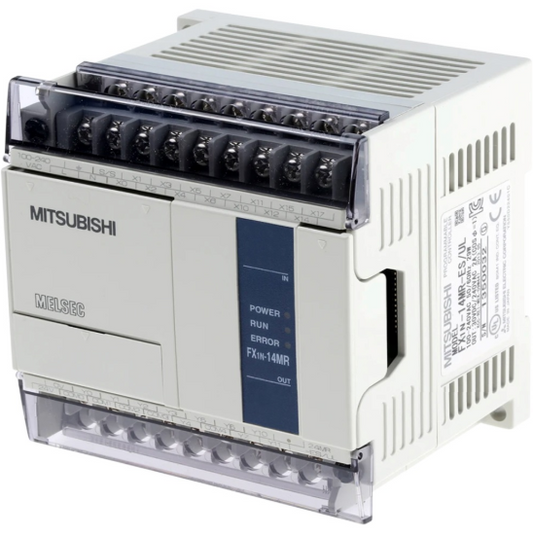 Mitsubishi FX1N-24MT-001 MELSEC PLC Extendibility I/ O Analog Control FX1N4MT001