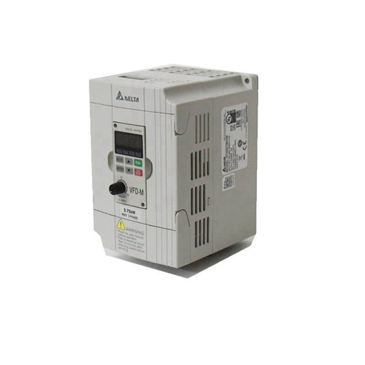 Delta VFD055M23A Drive AC 7.5Hp 230V Three Phase Input PLC