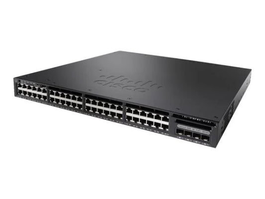Cisco WS-C3650-48FQ-S Catalyst 3650 48 PoE Switch 4 x 10g Uplink WSC365048FQS