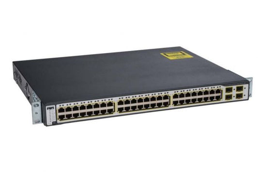 Cisco Catalyst WS-C3750G-48PS-E 48-Ports Rack Switch Stackable 3750G PoE-48 WSC3750G48PSE