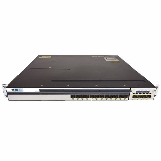 Cisco Catalyst 3750X WS-C3750X-12S-S 12-Port GbE SFP IPBase Managed Switch WSC3750X12SS
