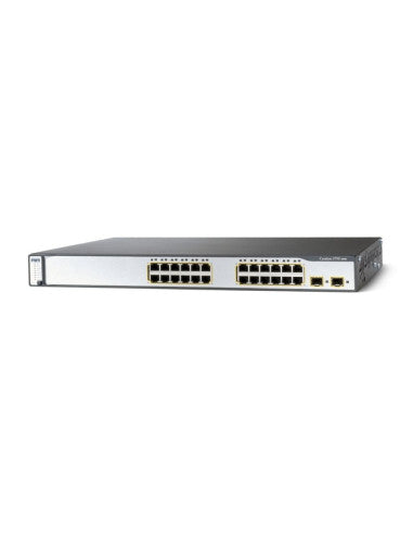 Cisco WS-C3750-24TS-S Catalyst 3750 24 10/100 + 2 SFP+ WSC375024TSS