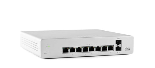 Cisco Meraki MS220-8P Cloud Managed Switch 8-Port Gigabit PoE 8x 1GbE MS2208P