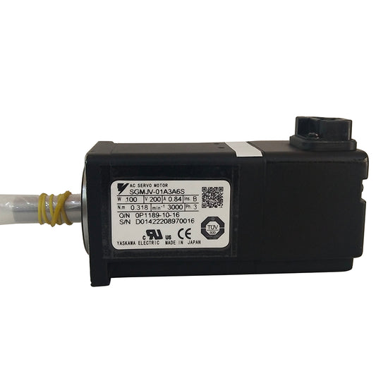 Yaskawa SGMJV-01A3A6S AC Servo Motor SGMJV01A3A6S