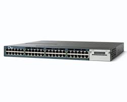 Cisco WS-C3560X-48PF-L • 48-Port PoE+ Gigabit Switch 1x C3KX-PWR-1100WAC