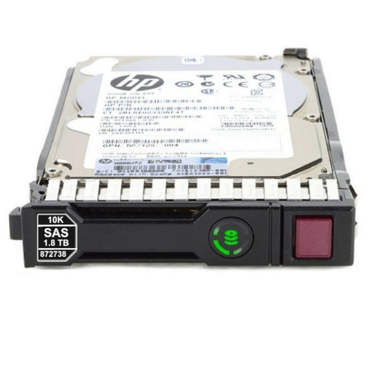 HPE 872481-B21 872738-001 1.8TB 12G SAS 10K ENT 2.5" SFF SC DS HDD HPE