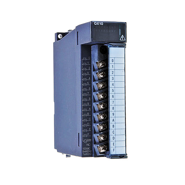Mitsubishi QX10 PLC Digital Input Module, 16 Points, 100-120 VAC Q Series