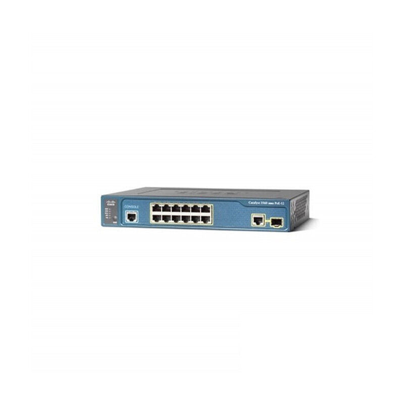 Cisco Catalyst 3560-12PC-S Ethernet Switch with PoE WS-C3560-12PC-S