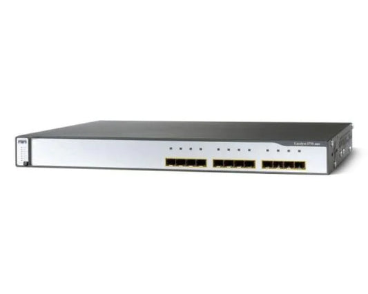 Cisco WS-C3750G-12S-S 12 SFP Ports Gigabit Switch 3750G-12S-S