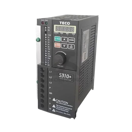 Teco S310-202-H1D AC MOTOR DRIVE INVERTER 2HP 1500W 1 200~240V 50/60HZ PLC S310202H1D