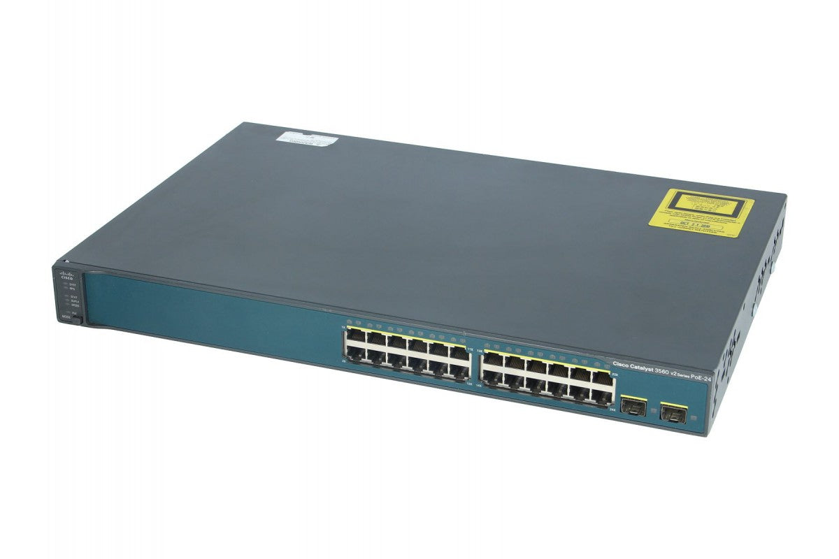 Cisco WS-C3560V2-24PS-E 24-Port PoE 3560V2 24PS Switch WSC3560V224PSE